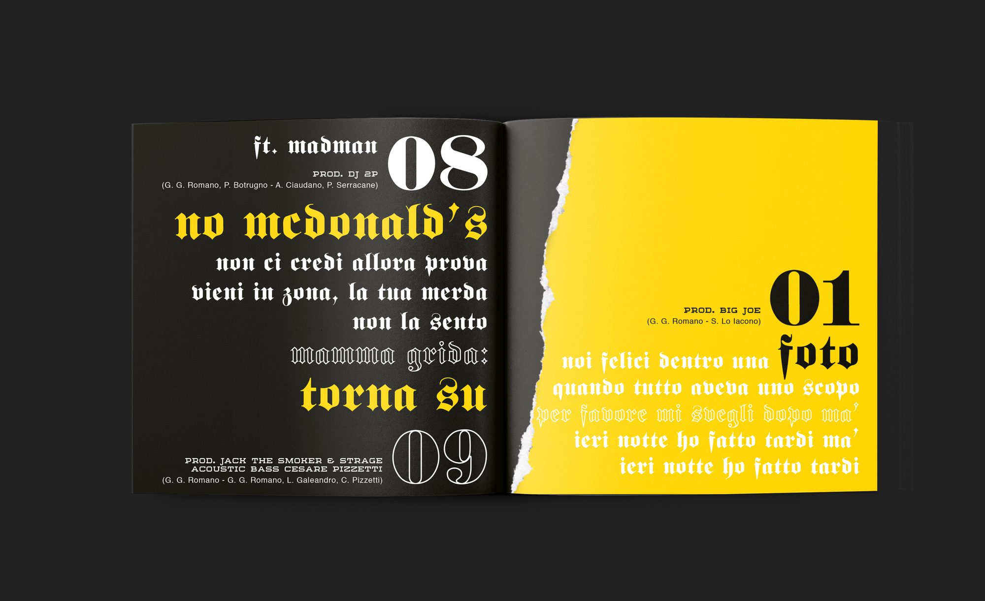 Ho Fatto Tardi — booklet, tracce 06-09
