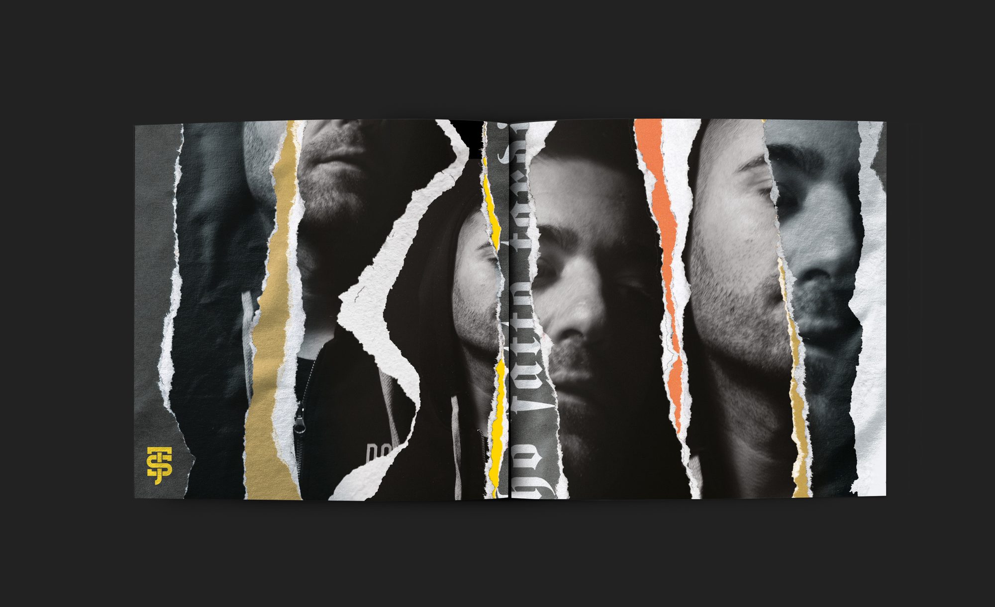 Ho Fatto Tardi — booklet, collage fotografico