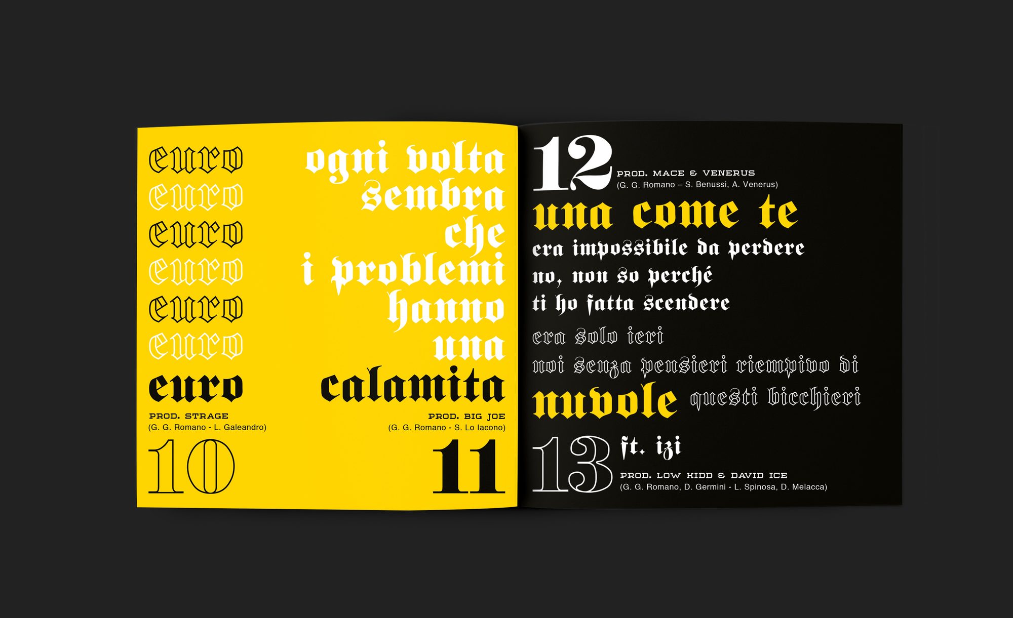 Ho Fatto Tardi — booklet, tracce 10-13
