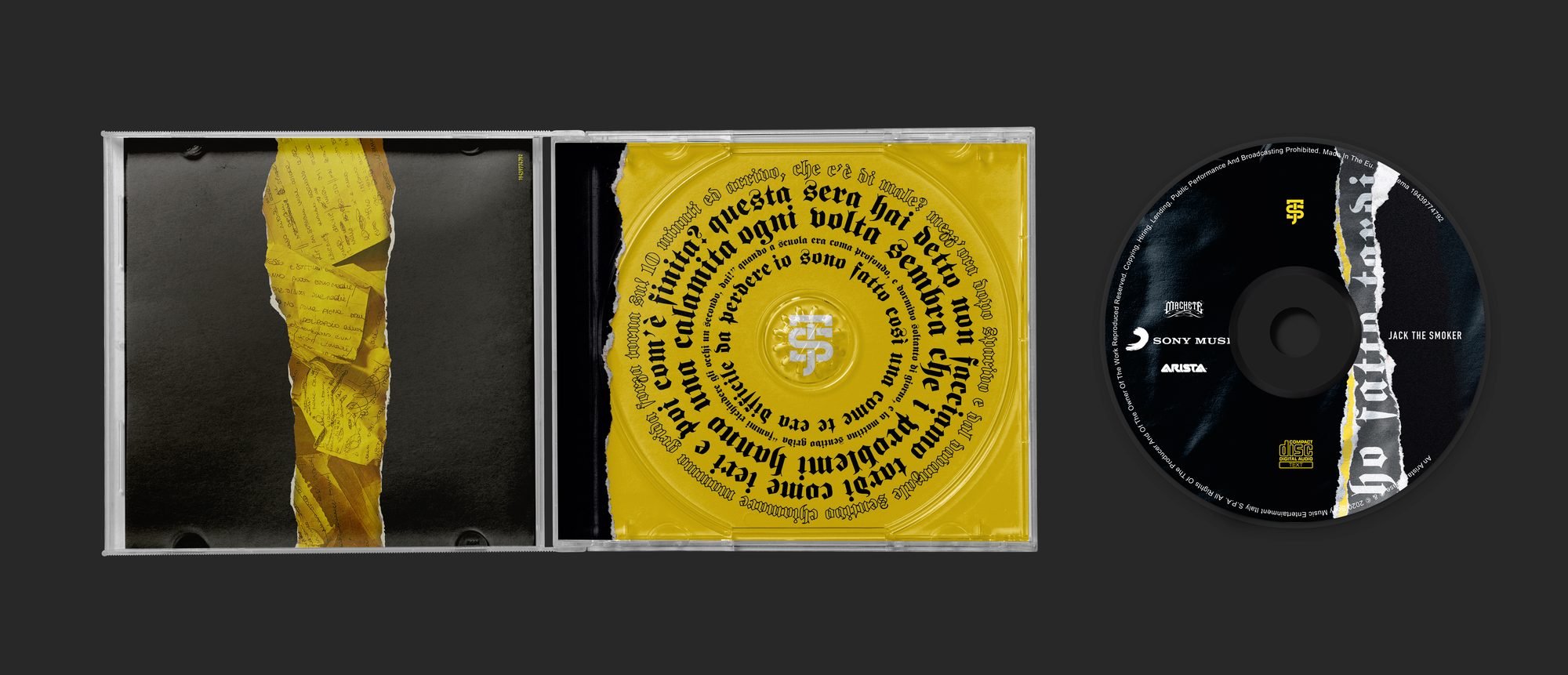 Ho Fatto Tardi — CD aperto con disco