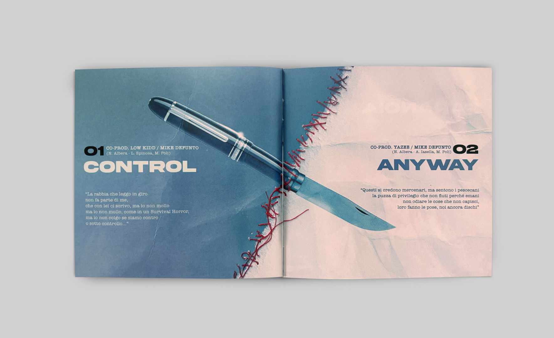 Outsider — booklet, Control / Anyway
