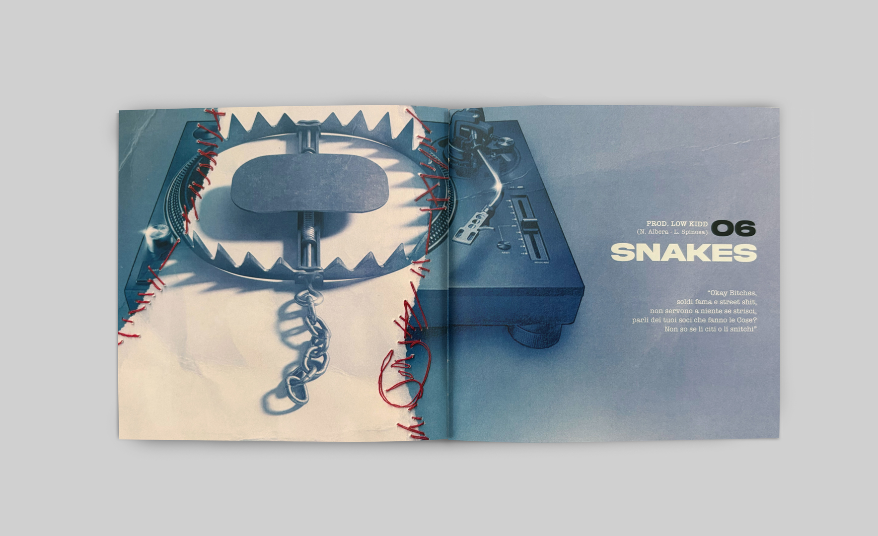 Outsider — booklet, Snakes
