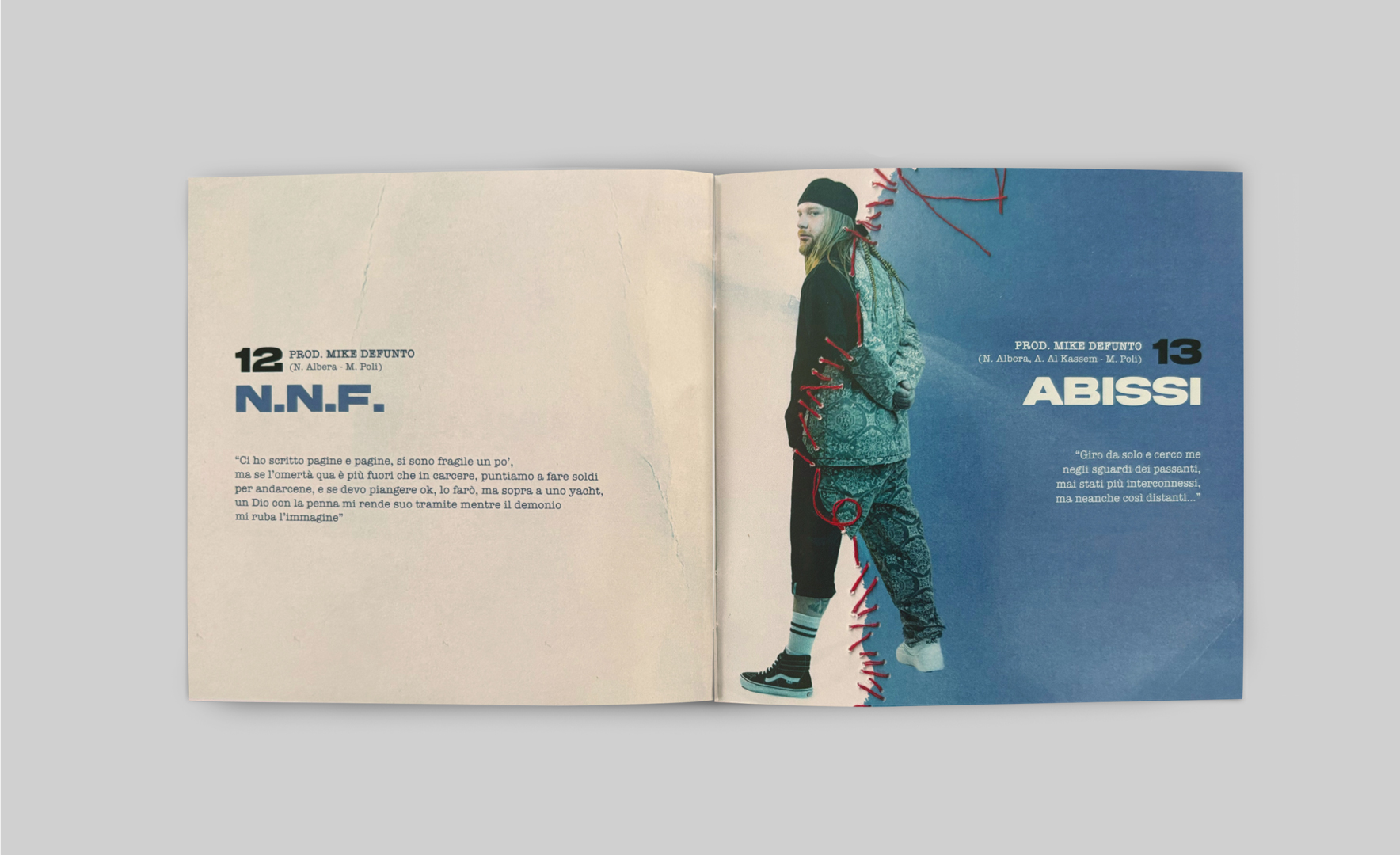 Outsider — booklet, N.N.F. / Abissi
