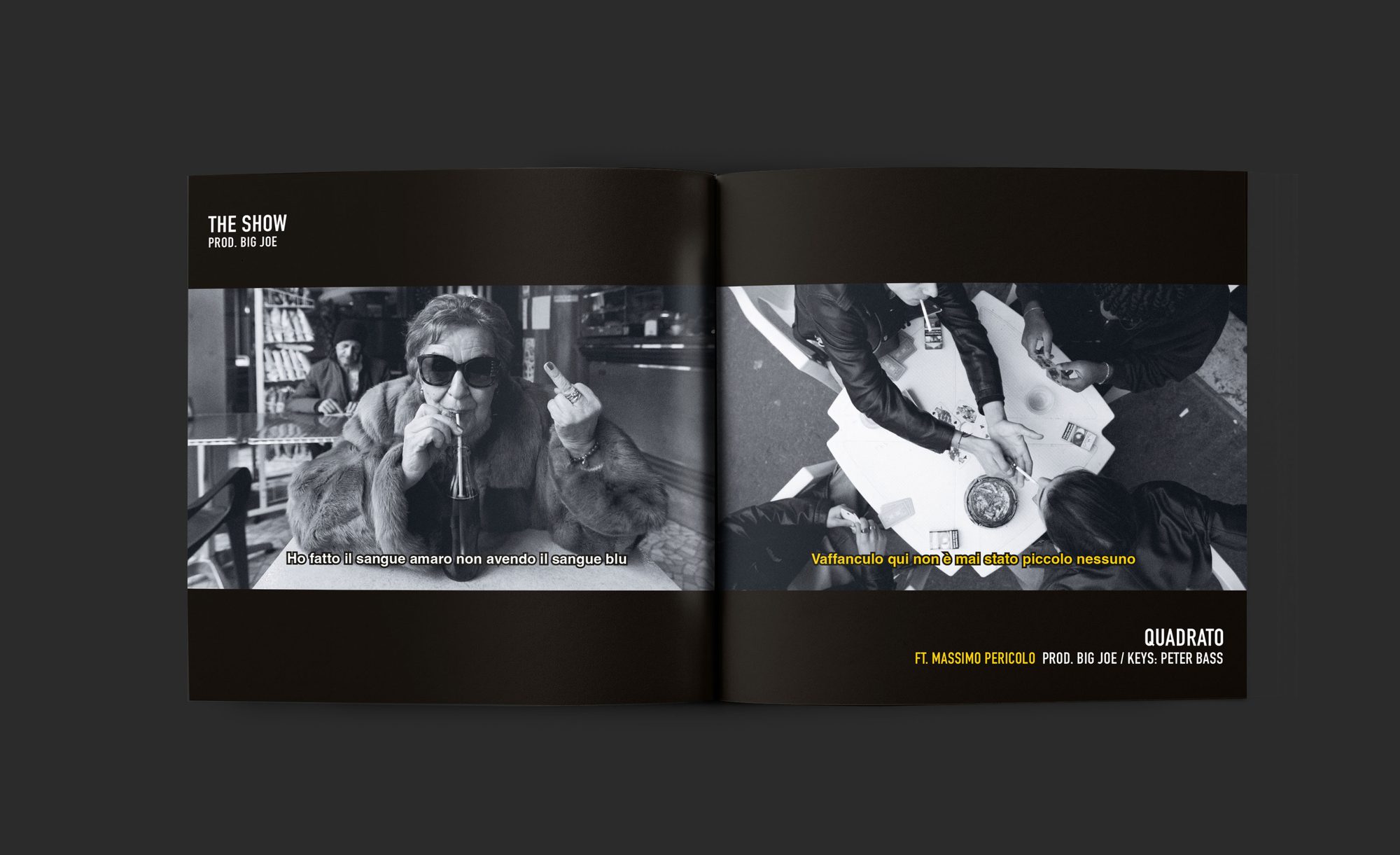 Sedicinoni — booklet, The Show / Quadrato