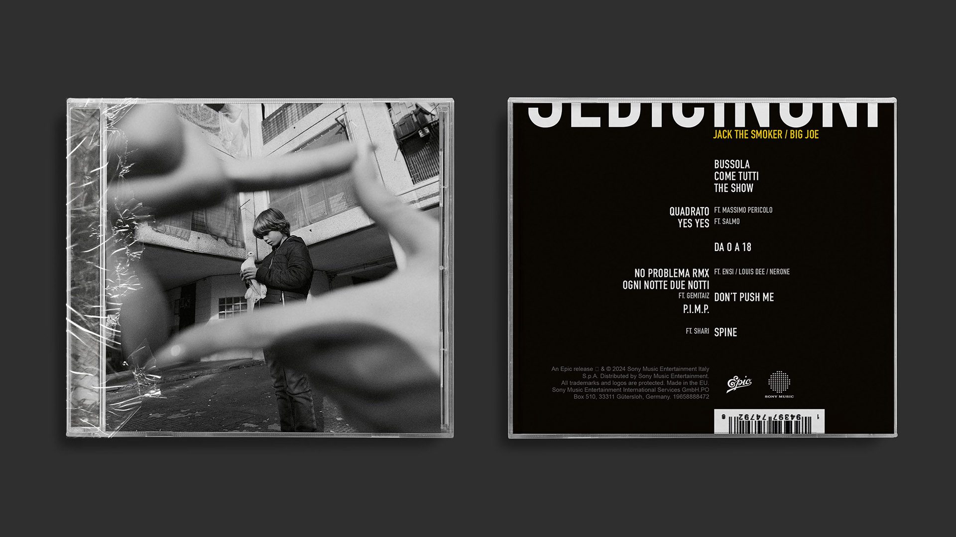 Sedicinoni — copertina