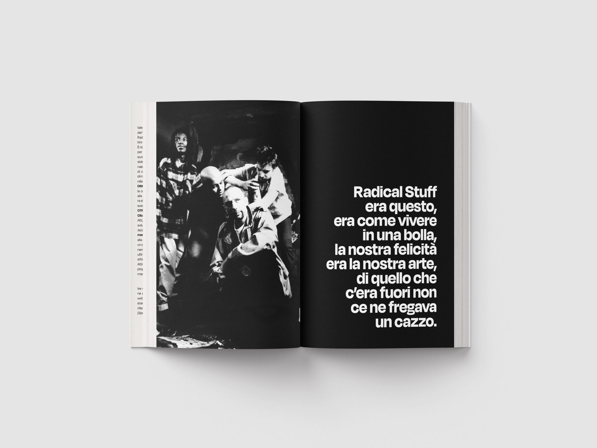 Start From Scratch — pagina tipografica, capitolo Radical Stuff