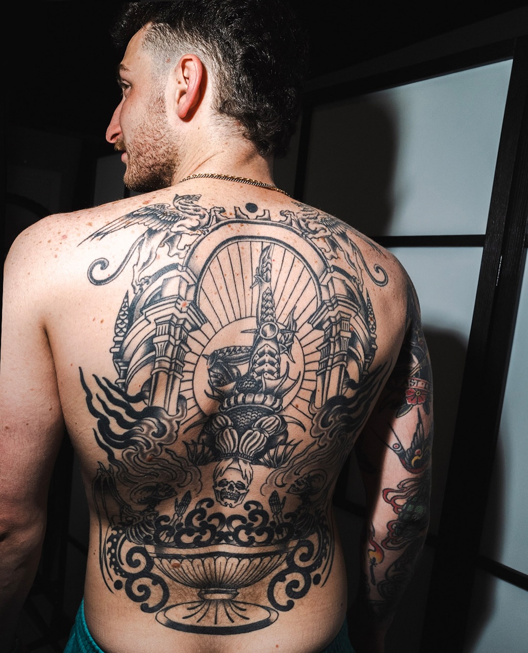 Tattoo — arlecchino, braccio